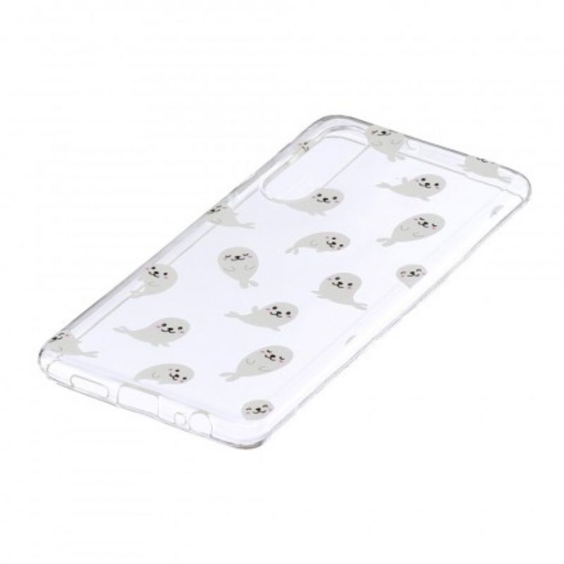 Cover Huawei P30 Transparent Sea Lions Sjov