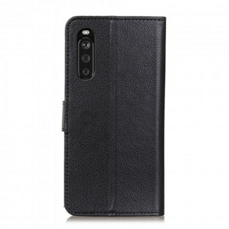 Flip Cover Sony Xperia 10 III Faux Læder Litchi