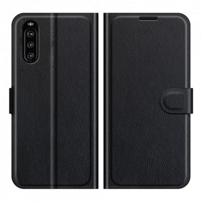 Flip Cover Sony Xperia 10 III Klassisk Kunstlæder