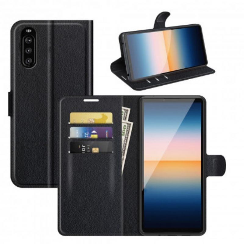 Flip Cover Sony Xperia 10 III Klassisk Kunstlæder