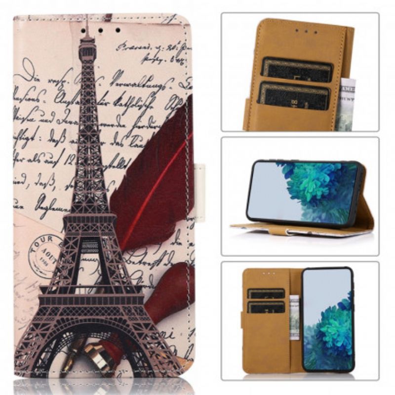 Flip Cover Sony Xperia 10 III Poetens Eiffeltårn