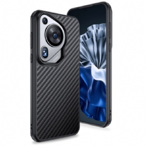 Cover Huawei Pura 70 Ultra Telefon Etui Carbon Fiber Magsafe Kompatibel