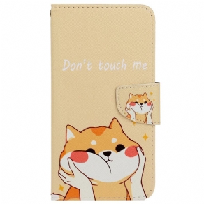 Flip Cover Samsung Galaxy A13 Med Snor Rør Mig Ikke Strappy Cat