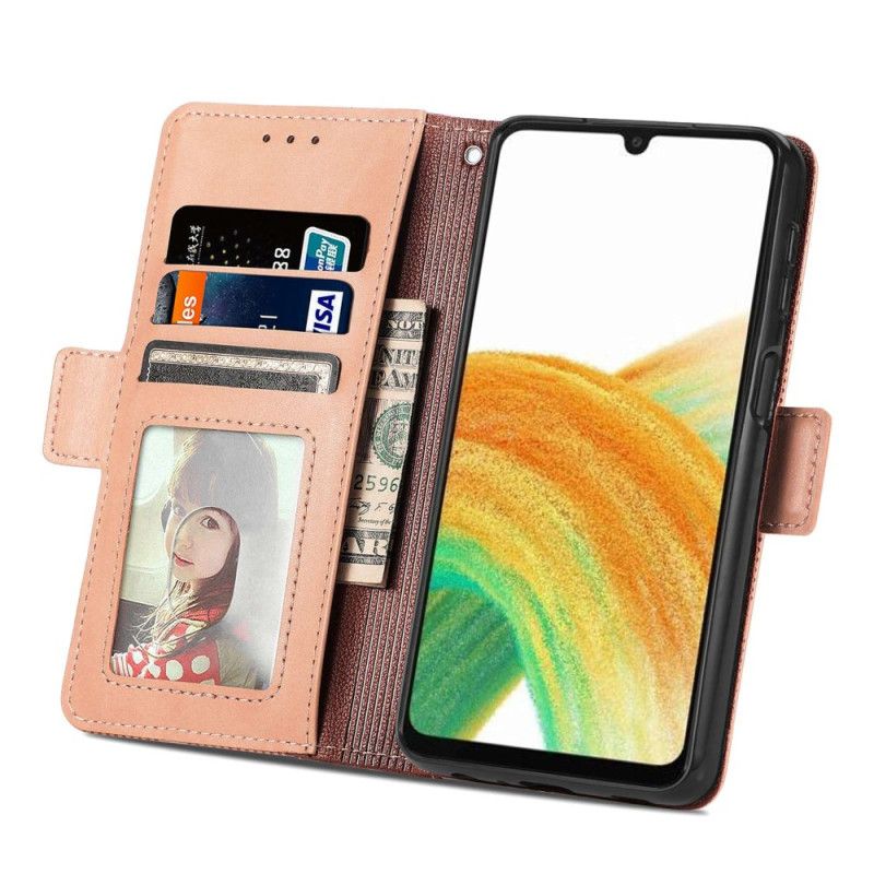 Læder Cover Samsung Galaxy A13 Stil