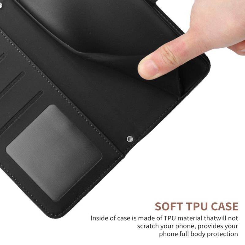 Flip Cover Poco X4 GT Faux Læder Sommerfugle Med Skulderrem