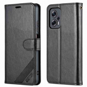 Læder Cover Poco X4 GT Azns Style Læder