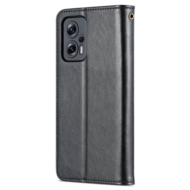 Læder Cover Poco X4 GT Azns Style Læder