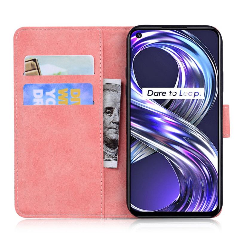 Flip Cover Realme 8i Tiger Ansigtstryk