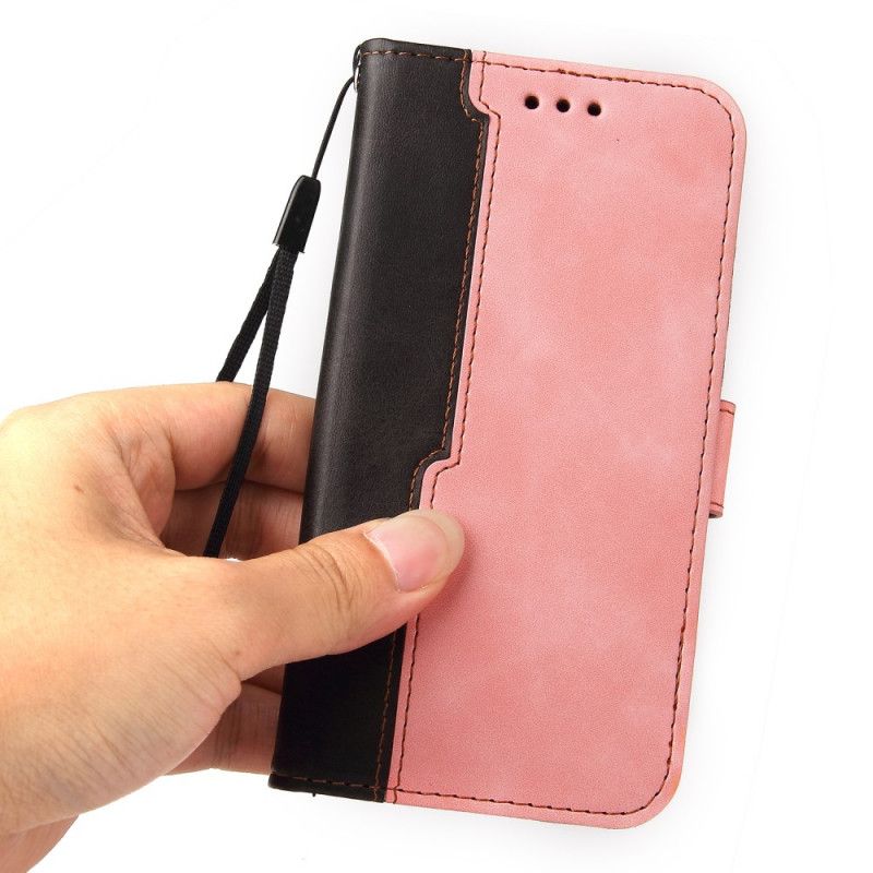 Flip Cover Realme 8i Tofarvet