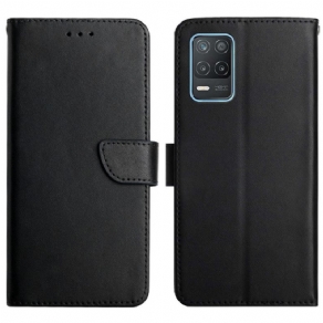 Flip Cover Realme 8 5G Ægte Nappa Læder