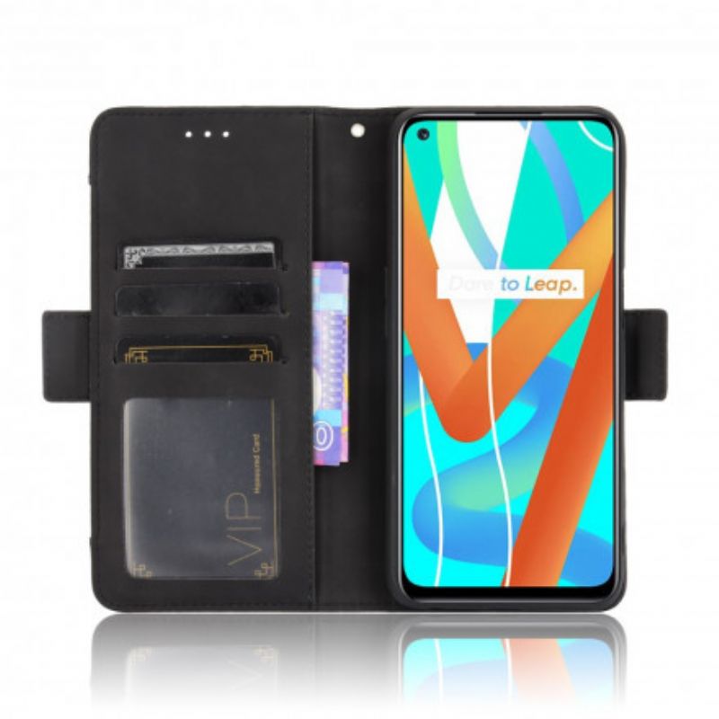 Flip Cover Realme 8 5G Førsteklasses Multikort