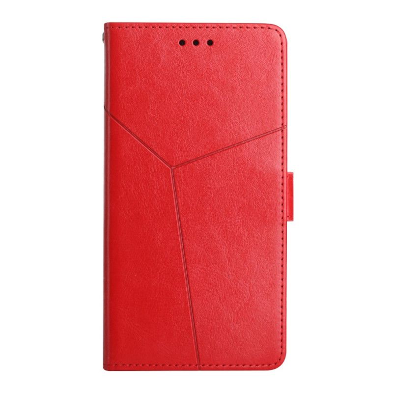 Flip Cover Realme 8 5G Geo Y Design Læderstil