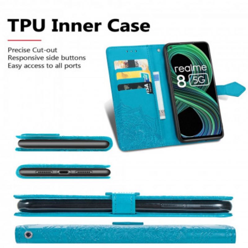 Flip Cover Realme 8 5G Middelaldermandala