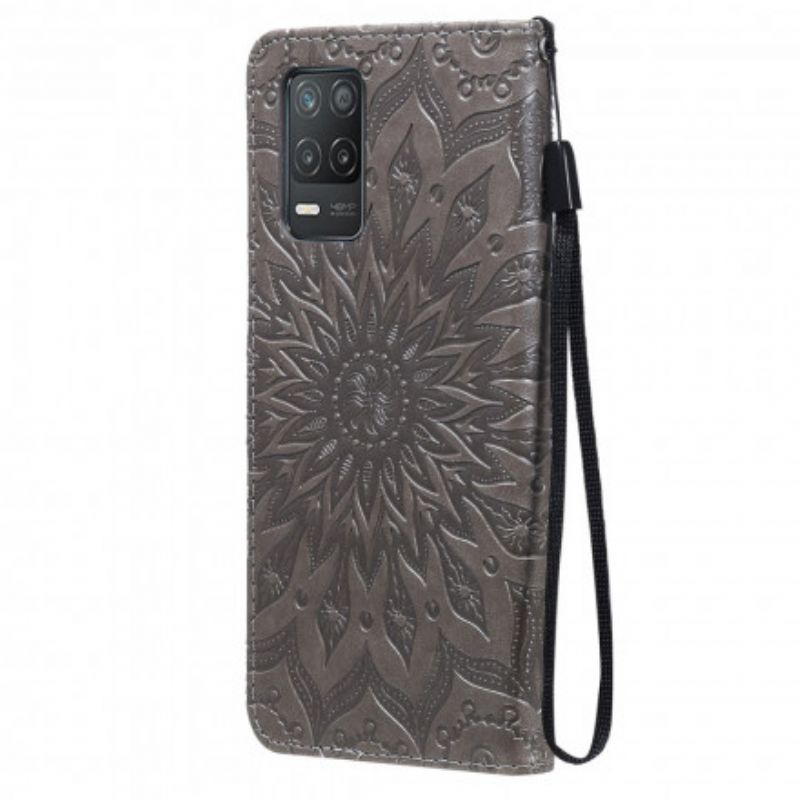 Flip Cover Realme 8 5G Solblomst