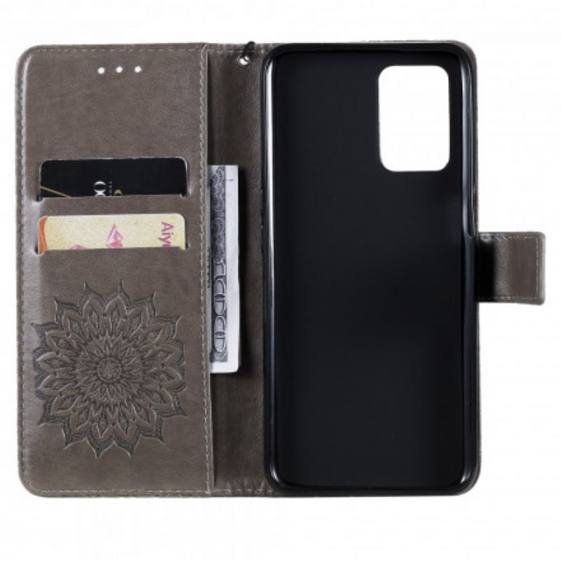 Flip Cover Realme 8 5G Solblomst