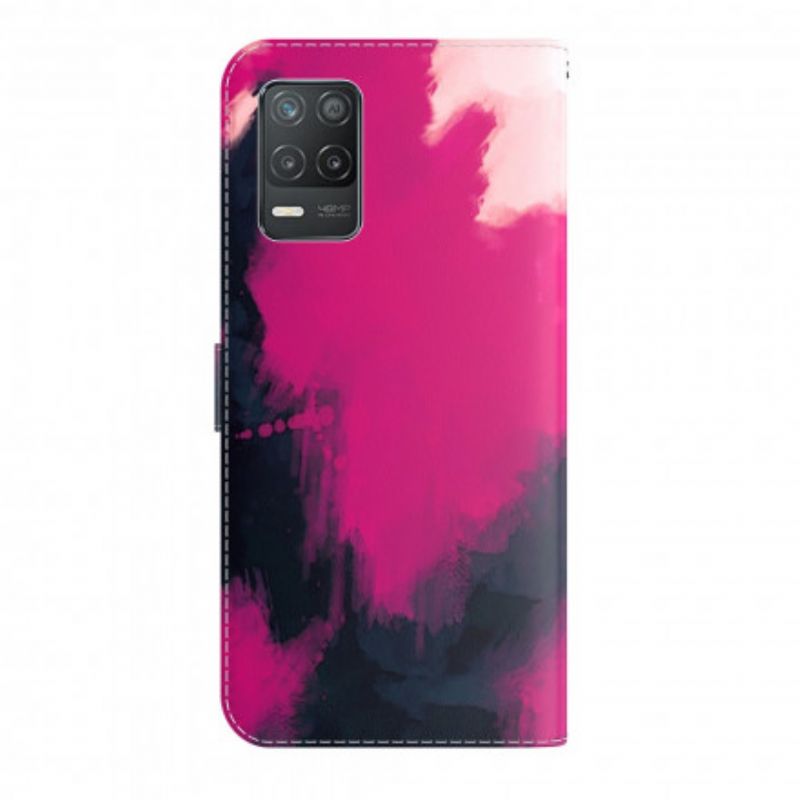 Læder Cover Realme 8 5G Akvarel