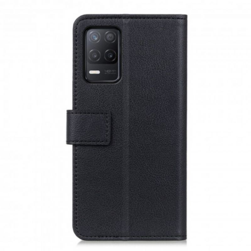 Læder Cover Realme 8 5G Simpel Lædereffekt