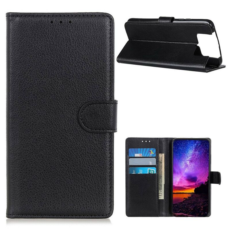 Læder Cover Asus Zenfone 7 / 7 Pro Lichi Tekstur