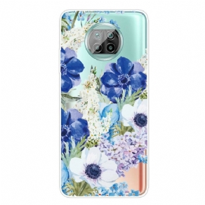 Cover Xiaomi Mi 10T Lite / Redmi Note 9 Pro 5G Akvarelblomster