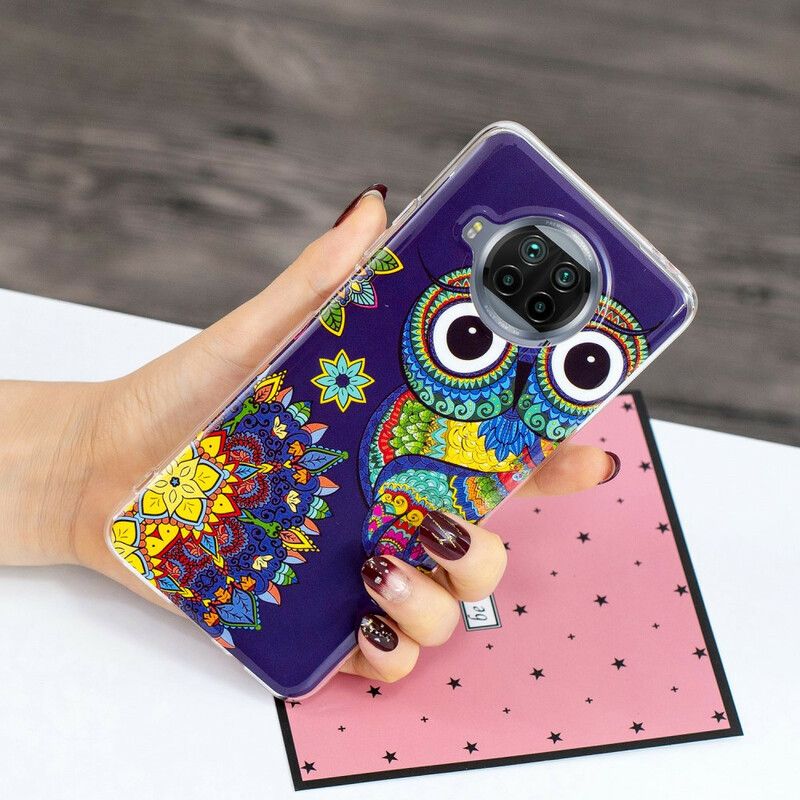 Cover Xiaomi Mi 10T Lite / Redmi Note 9 Pro 5G Neon Mandala Ugle