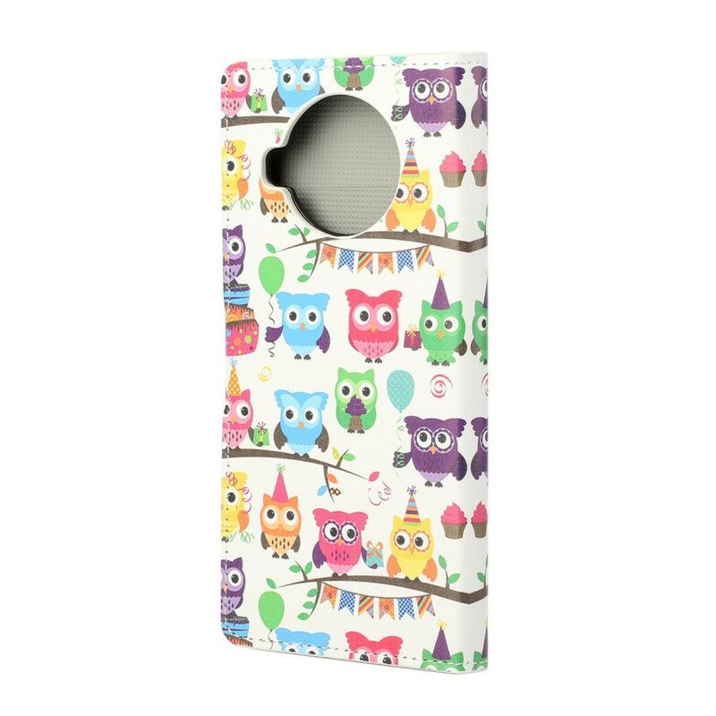 Flip Cover Xiaomi Mi 10T Lite / Redmi Note 9 Pro 5G Flere Ugler