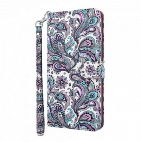 Flip Cover Xiaomi Mi 10T Lite / Redmi Note 9 Pro 5G Lyse Pletblomstermønstre