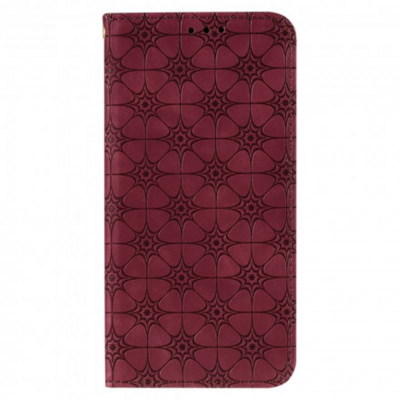 Cover Xiaomi Redmi 9C Flip Cover Barokke Blomster