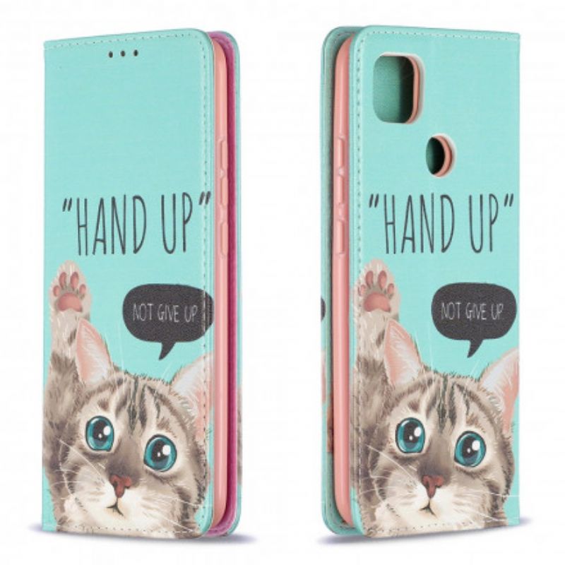 Cover Xiaomi Redmi 9C Flip Cover Hånd Op