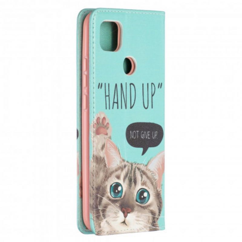 Cover Xiaomi Redmi 9C Flip Cover Hånd Op