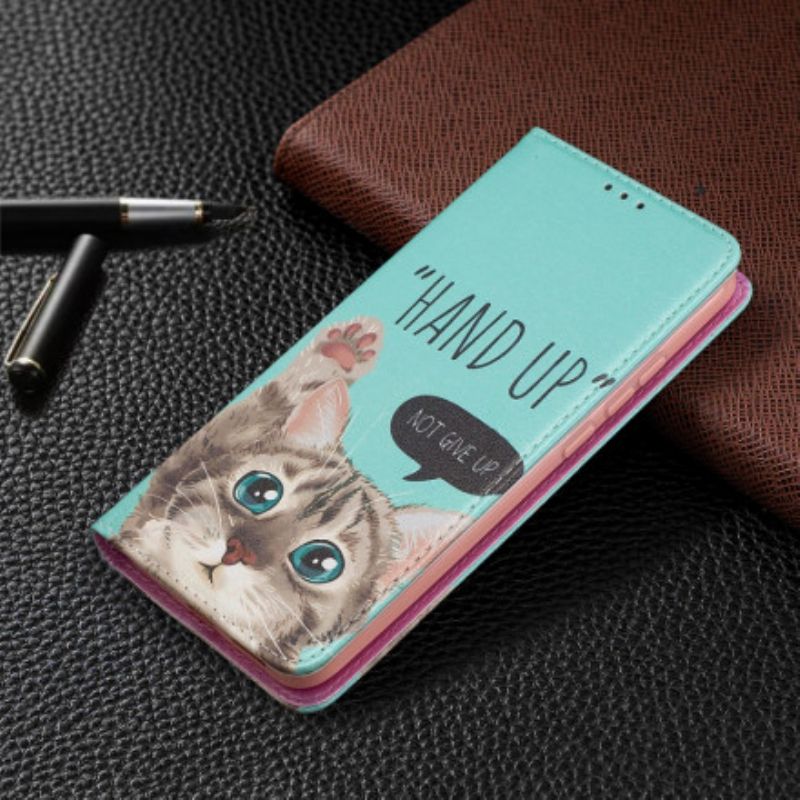 Cover Xiaomi Redmi 9C Flip Cover Hånd Op