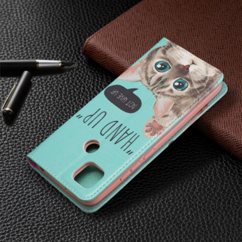 Cover Xiaomi Redmi 9C Flip Cover Hånd Op