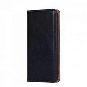 Cover Xiaomi Redmi 9C Flip Cover Vintage Læderstil