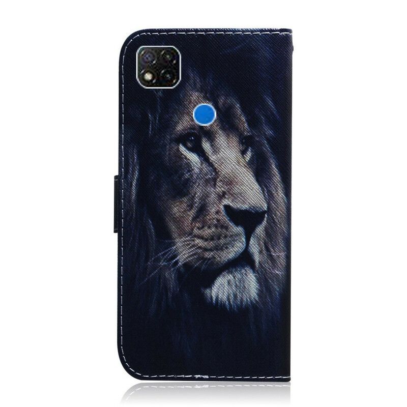 Flip Cover Xiaomi Redmi 9C Drømmende Løve
