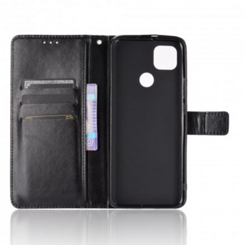 Flip Cover Moto G9 Power Flashy Imiteret Læder