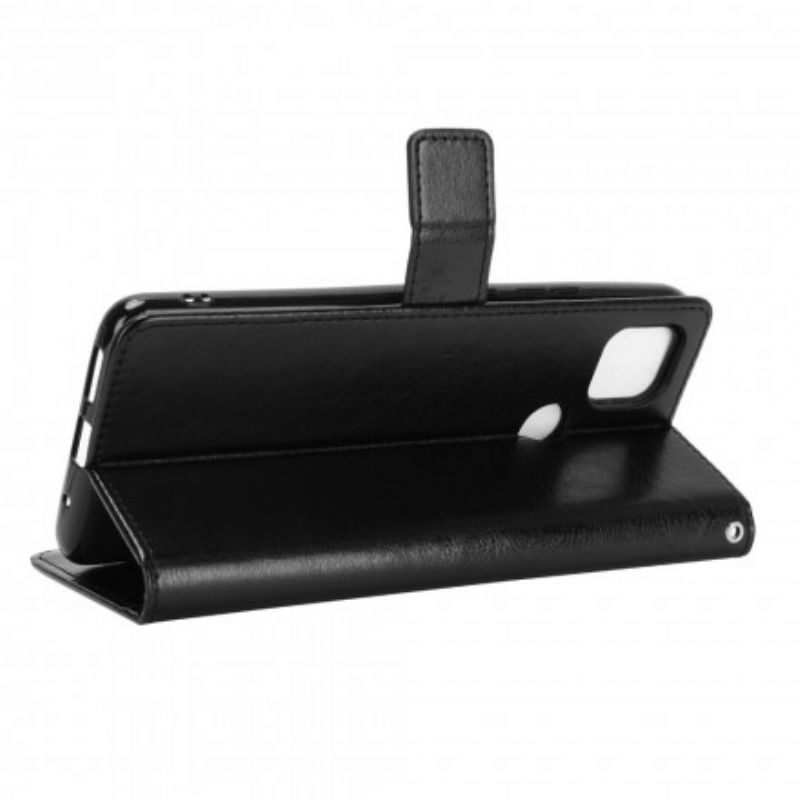 Flip Cover Moto G9 Power Flashy Imiteret Læder