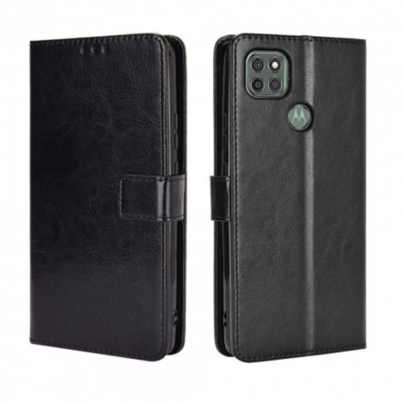 Flip Cover Moto G9 Power Flashy Imiteret Læder