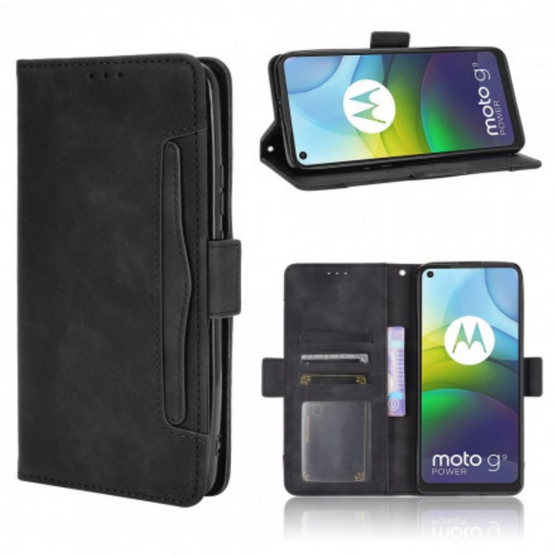 Flip Cover Moto G9 Power Førsteklasses Multikort