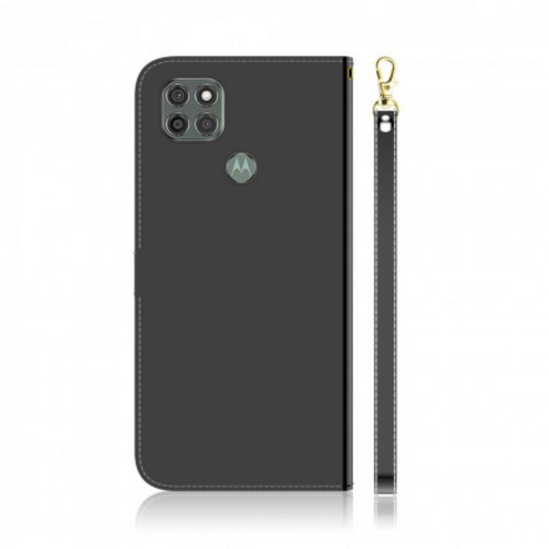 Flip Cover Moto G9 Power Imiteret Læderbetrækspejl