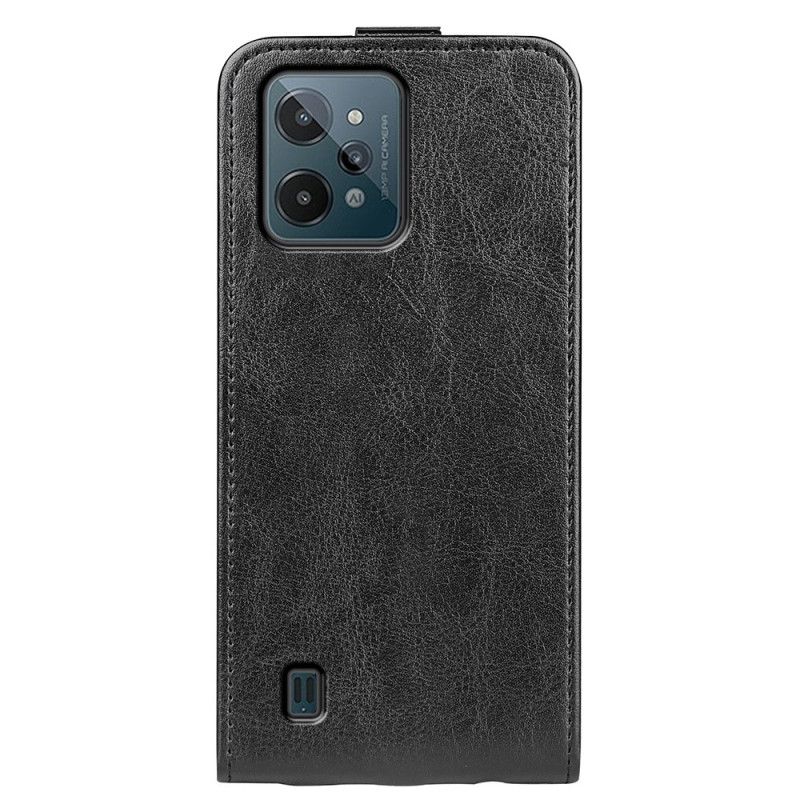 Flip Cover Realme C31 Læder Cover Lædereffekt Lodret Klap