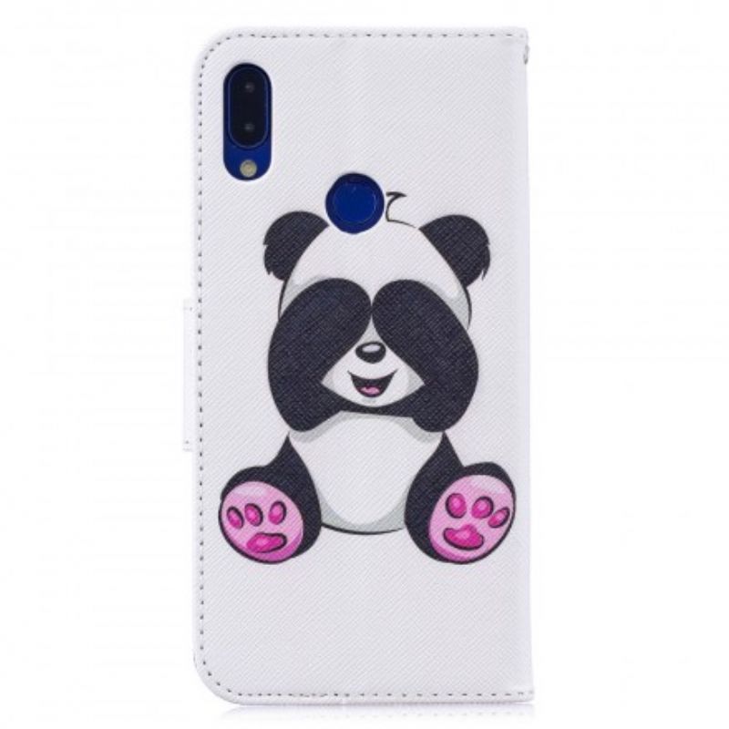 Flip Cover Xiaomi Redmi Note 7 Panda Sjov
