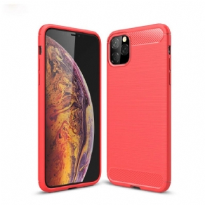 Mobilcover iPhone 11 Pro Max Børstet Kulfiber