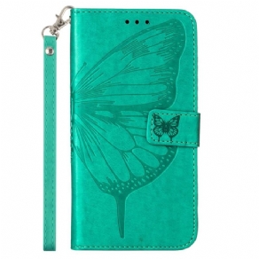Flip Cover Xiaomi Redmi Note 12 5G Blomster Sommerfugl