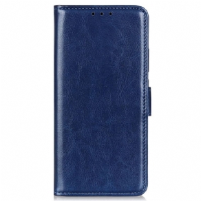 Flip Cover Xiaomi Redmi Note 12 5G Imiteret Patent Læder