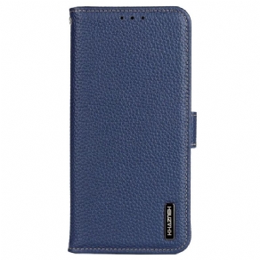Læder Cover Xiaomi Redmi Note 12 5G Khazneh Litchi Læder