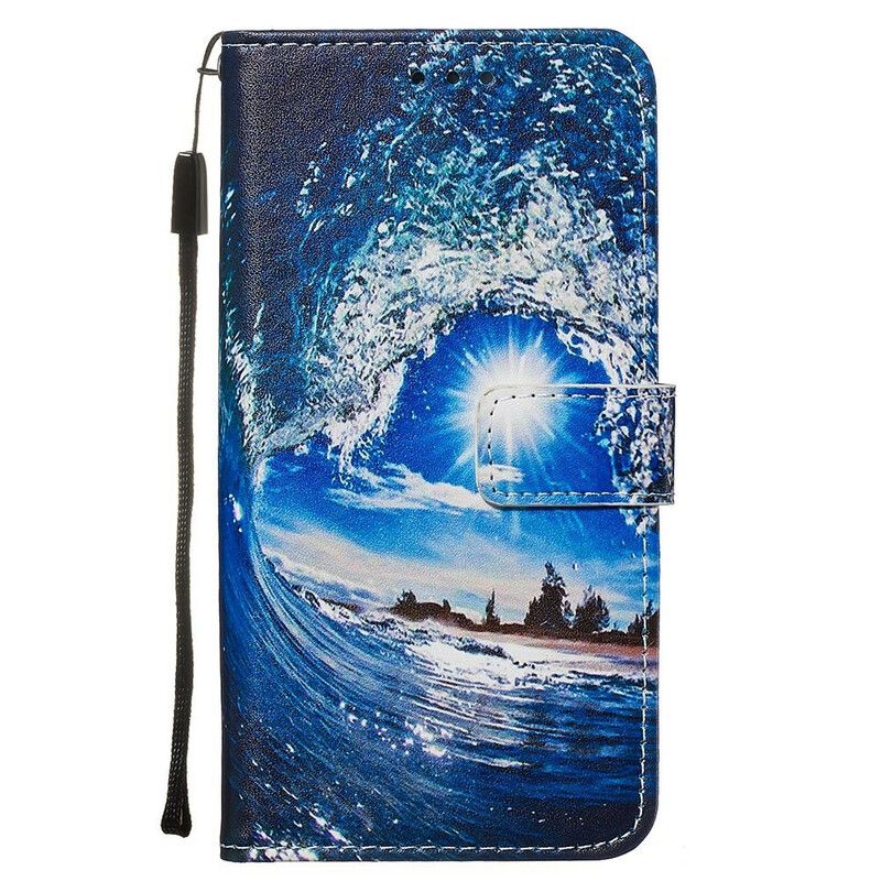 Læder Cover Xiaomi Redmi Note 8 Kiff The Wave