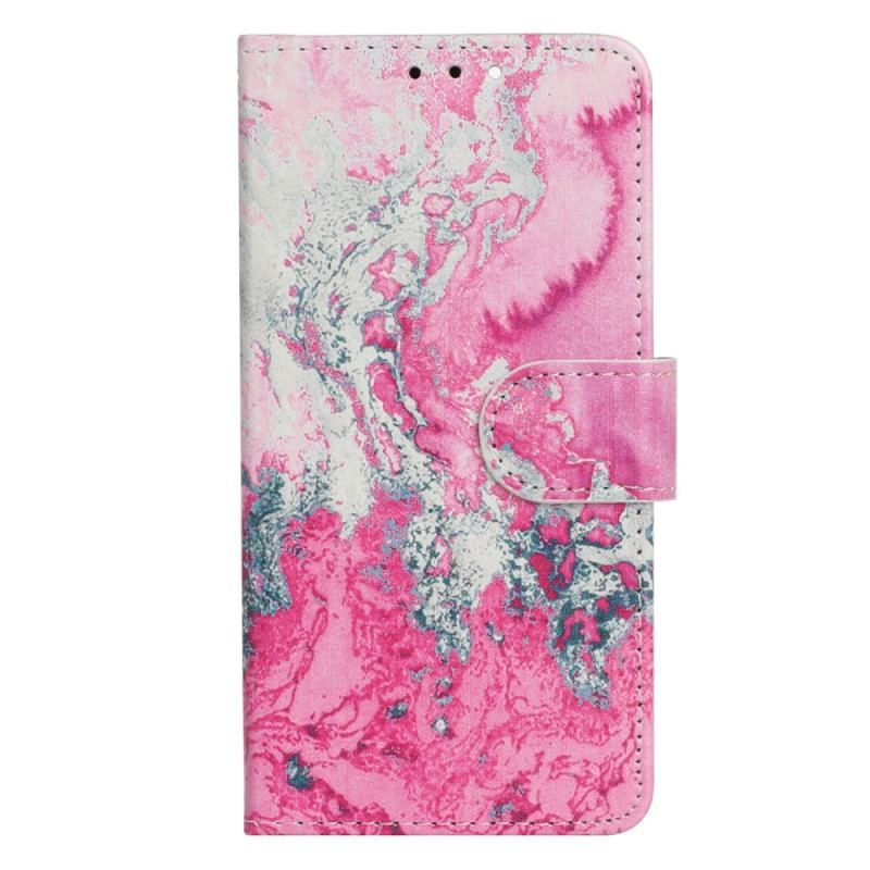Flip Cover Moto G73 5G Marmor
