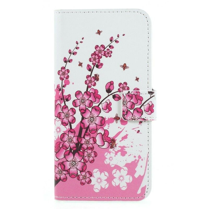 Flip Cover Huawei P Smart Tropiske Blomster