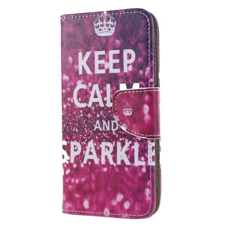 Læder Cover Huawei P Smart Bevar Roen Og Gnistre