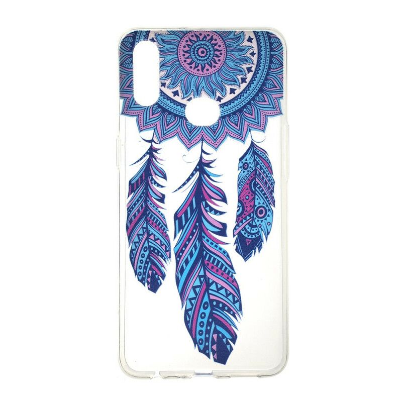 Cover Samsung Galaxy A10s Blå Fjer Drømmefanger