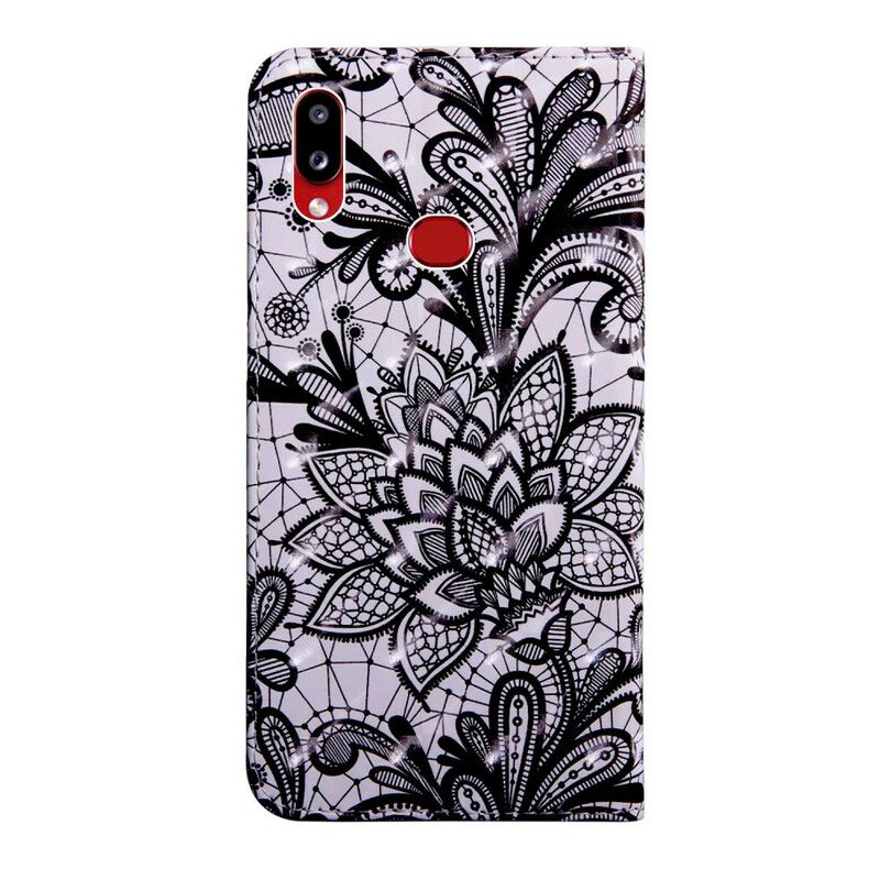 Flip Cover Samsung Galaxy A10s Lys Plet Blonde